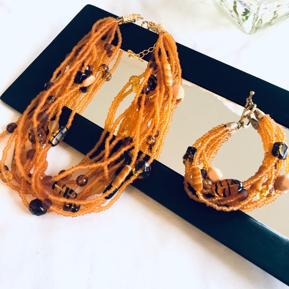 BoHo Convertible Handmade Beaded Necklace/Bracelet - Picture 5 of 8